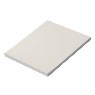 Bloco De Notas Giz minimalista de branco liso sólido neutro