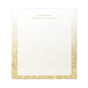 Bloco De Notas Glitter Chique Glamour Falso Brilho Desvanecido c/