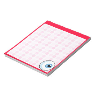 Bloco De Notas Globo ocular bonito
