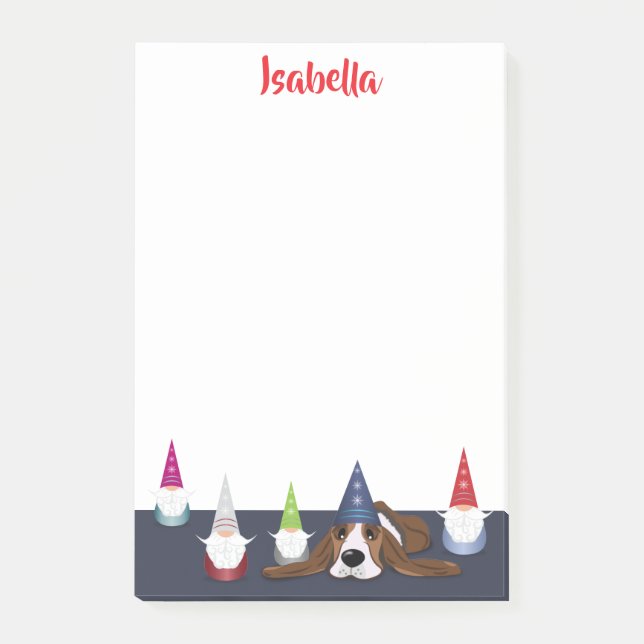 Bloco De Notas Gnome Para Os Feriados (Frente)