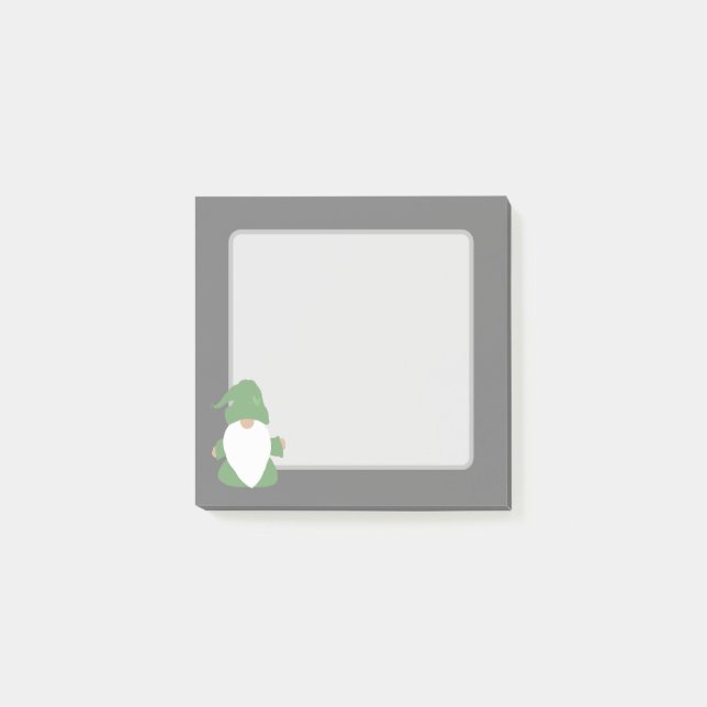 Bloco De Notas Gnome - Verde (Frente)