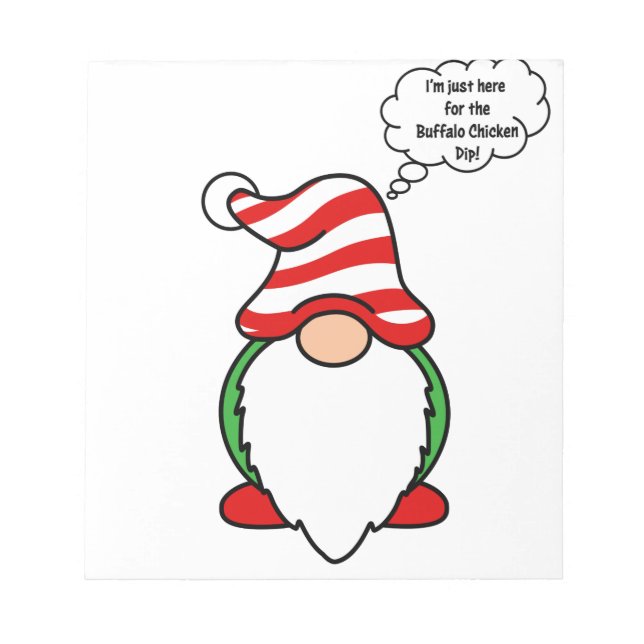 Bloco De Notas Gnomo de galinha de búfalo (Frente)