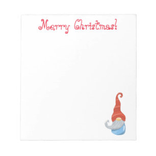 Bloco De Notas Gnomo engraçado