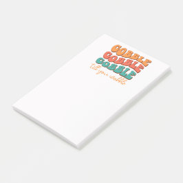 Bloco De Notas Gobble até você balançar