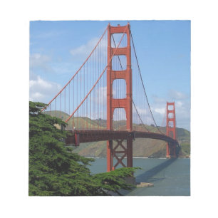 Bloco De Notas Golden gate bridge, San Francisco