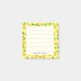 Bloco De Notas Golden Pears Collection Yellow Bright