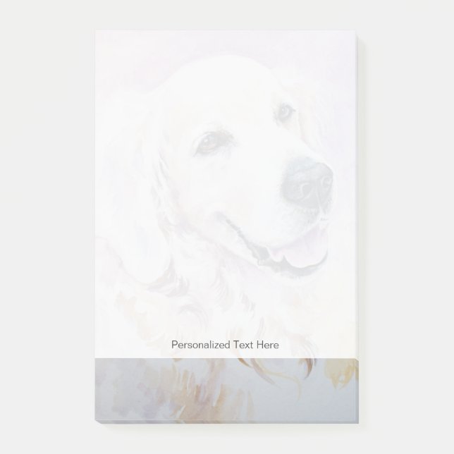 Bloco De Notas Golden retriever (Frente)