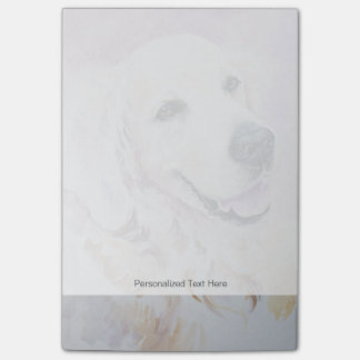 Bloco De Notas Golden retriever