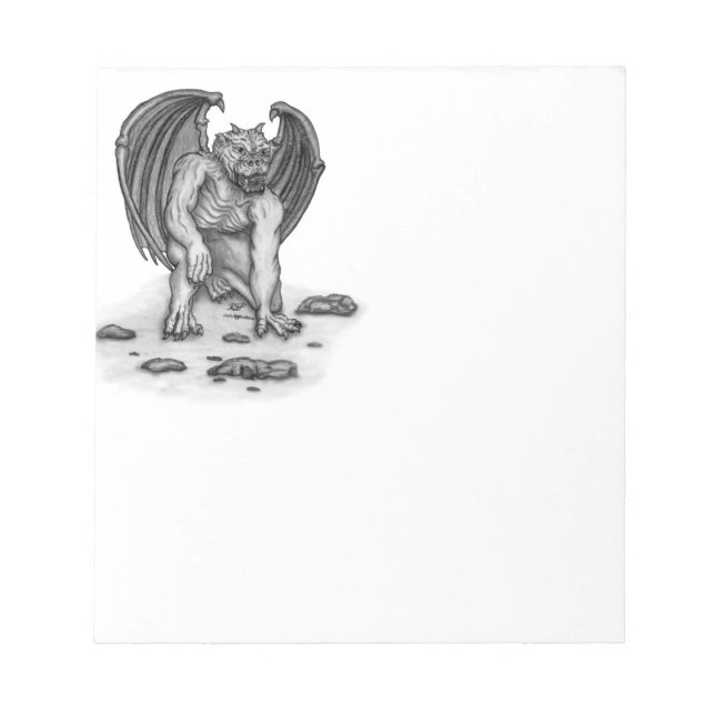 Bloco De Notas Golem Gargoyle (Frente)