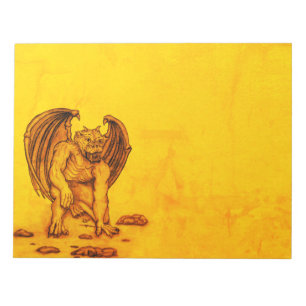 Bloco De Notas Golem Gargoyle