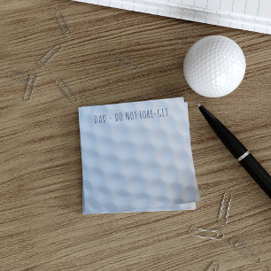 Bloco De Notas Golf Ball Dimples Posto personalizado