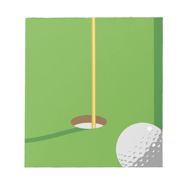 Bloco De Notas Golf Hole (Frente)