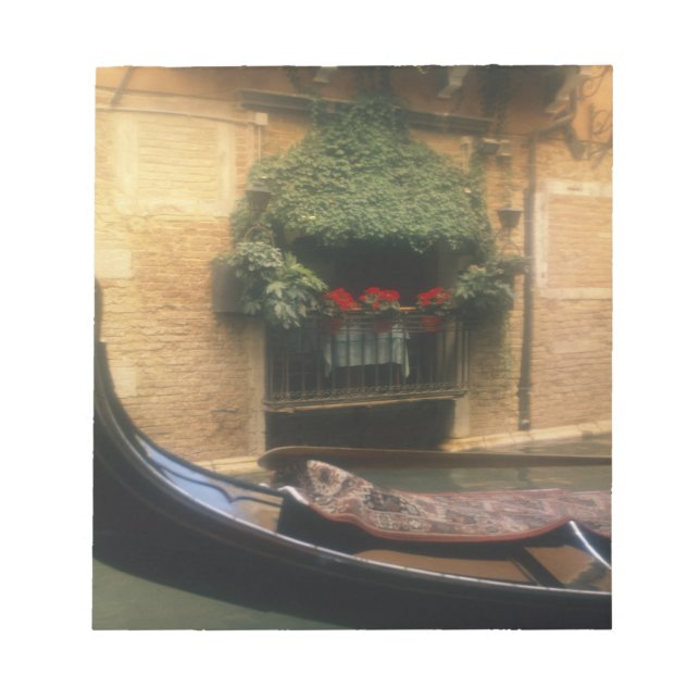 Bloco De Notas Gondola e Restaurant, Veneza, Veneto, Itália (Frente)