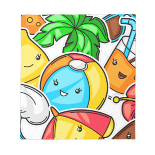 Bloco De Notas  Goodbye School Hello Summer Time And Fun  