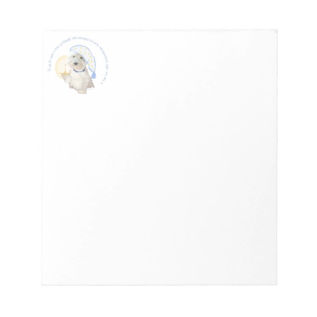 Bloco De Notas Goodnight Blue (Frente)