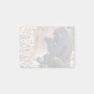 Bloco De Notas Gorillas Lulu e Floyd em Zoo Atlanta