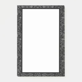 Bloco De Notas Gothic Rose in Black and Gray