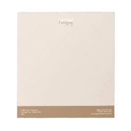 Bloco De Notas Gourmet Catering