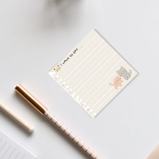 Bloco De Notas Grade de gatos