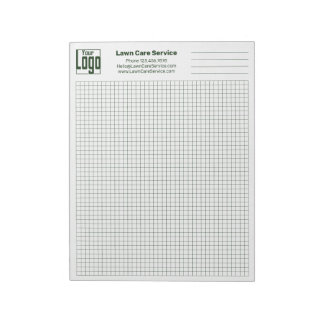 Bloco De Notas Grade de logotipo da empresa