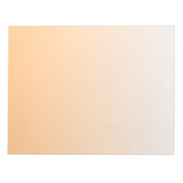 Bloco De Notas Gradiente Laranja e Branco