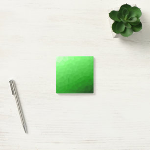 Bloco De Notas Gradiente verde claro padrão geométrico de malha b