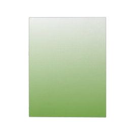 Bloco De Notas Gradiente Verde e Branco
