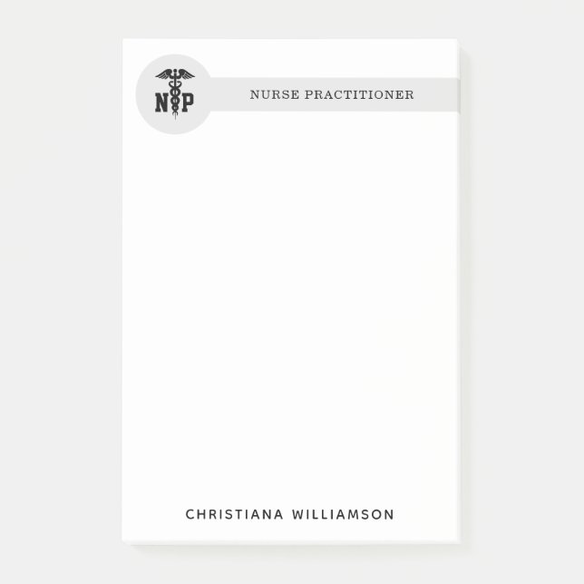 Bloco De Notas Graduação de Enfermeiro NP Personalizado (Frente)