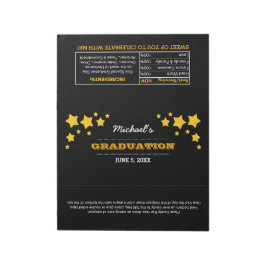 Bloco De Notas Graduação Favoritos Stars XL Candy Wrappers Notepa