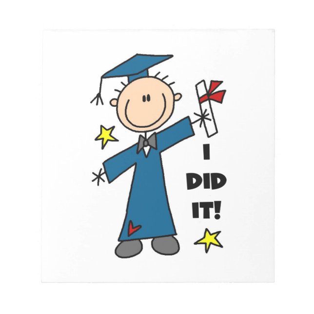 Bloco De Notas Graduado Menino (Frente)