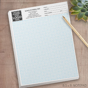 Bloco De Notas Gráfico 5 quadrados por Polegada - Logotipo do Cal
