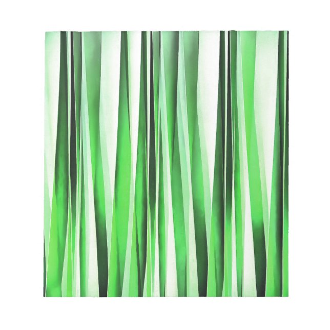 Bloco De Notas Grama verde de sussurro (Frente)