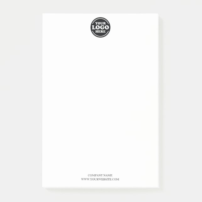 Bloco De Notas Grande Logotipo Personalizado Empresarial (Frente)