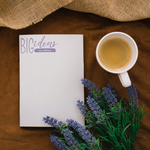 Bloco De Notas Grandes Ideias do Perwinkle