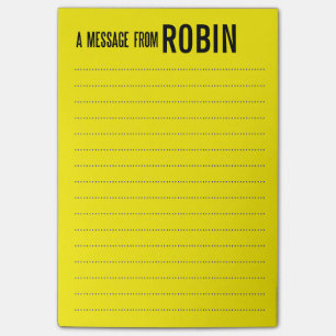 Bloco De Notas Grandes notas de post-it personalizadas