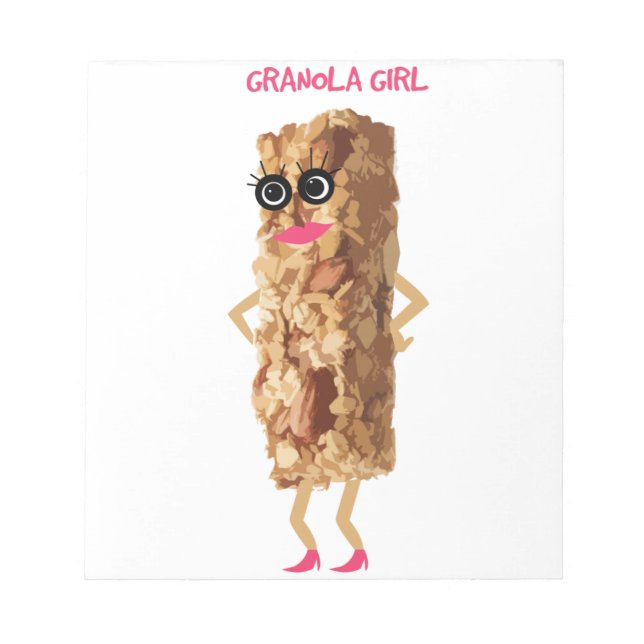 Bloco De Notas Granola Girl (Frente)