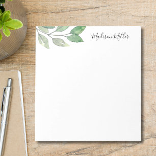 Bloco De Notas Granulado personalizado de aquarela