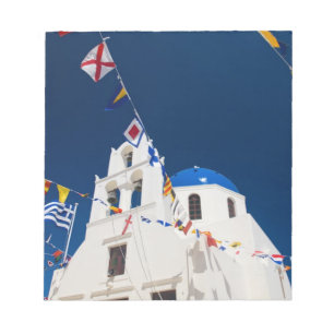 Bloco De Notas Grécia e Ilha Grega de Santorini cidade de Oia 4