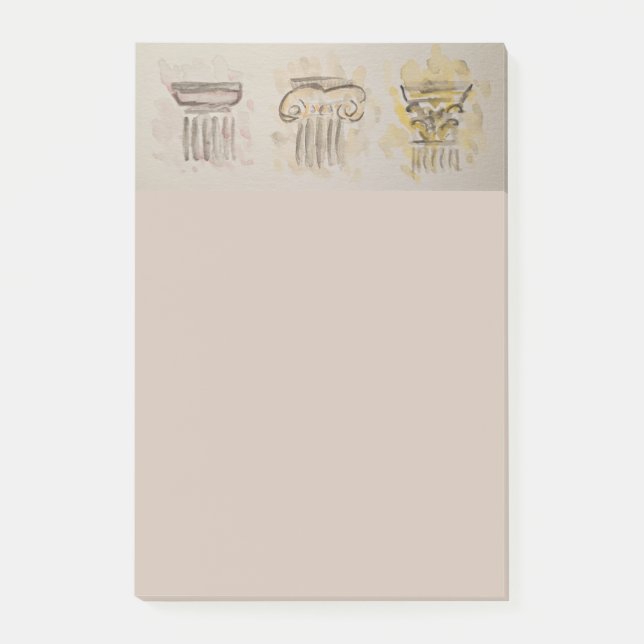 Bloco De Notas Greek Columns Notepad (Frente)