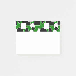 Bloco De Notas Green Bauhaus Collage