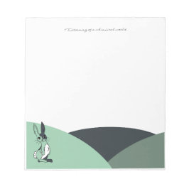 Bloco De Notas Green Bunny Notepad