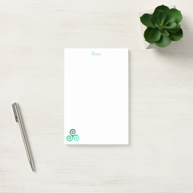 Bloco De Notas Green Triskele (Escritótio)