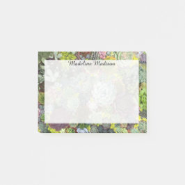Bloco De Notas Greenery Succulents
