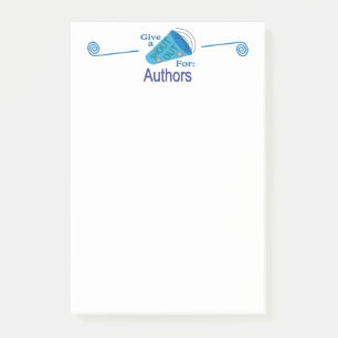 Bloco De Notas Gritar para Autores
