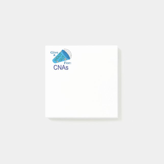 Bloco De Notas Gritar para CNAs (Frente)