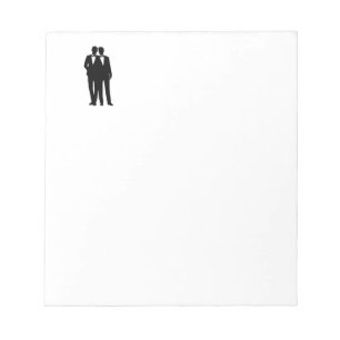 Bloco De Notas Groom and Groom Wedding
