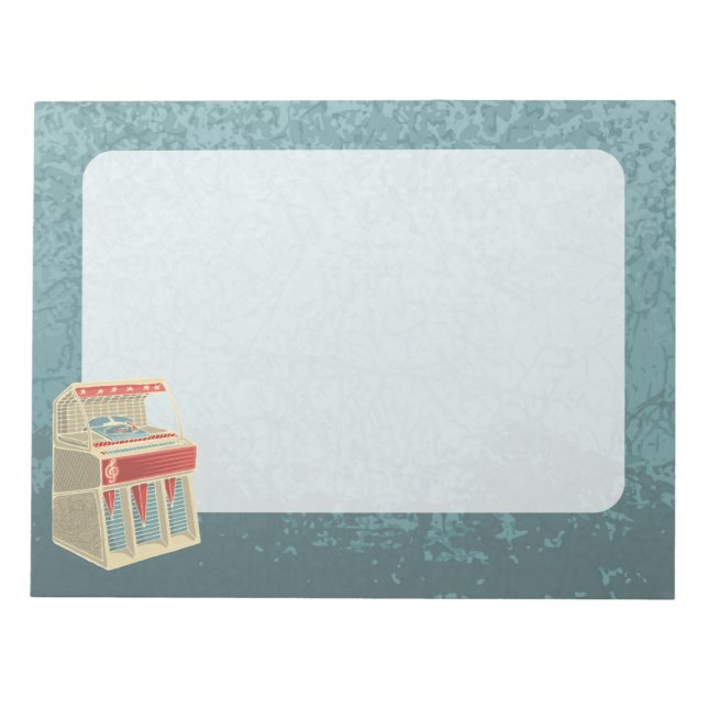Bloco De Notas Grunge Jukebox (Frente)