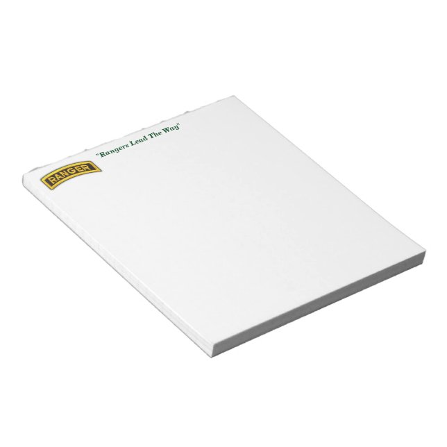 Bloco De Notas Guardas-voadores do exército veteranos Vets LRRP (Inclinado)