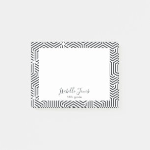 Bloco De Notas guião geométrica na moda personalizada  