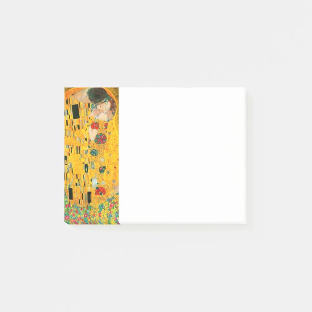Bloco De Notas Gustav Klimt O Beijo (Frente)